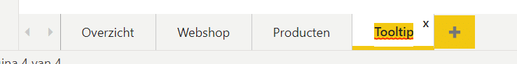 Pagina hernoemen in Power BI