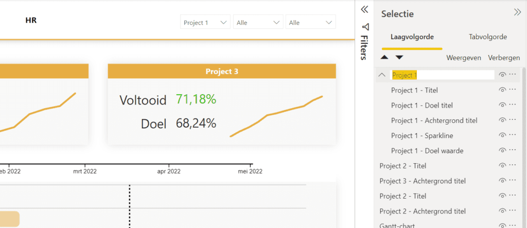 Groep hernoemen in Power BI